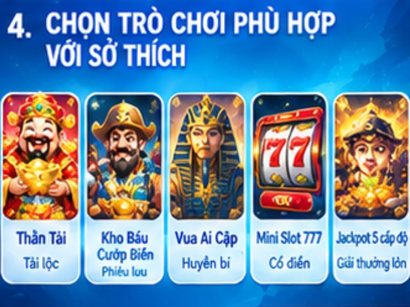 Bí kíp chọn trò chơi nổ hũ phù hợp tại 78WIN