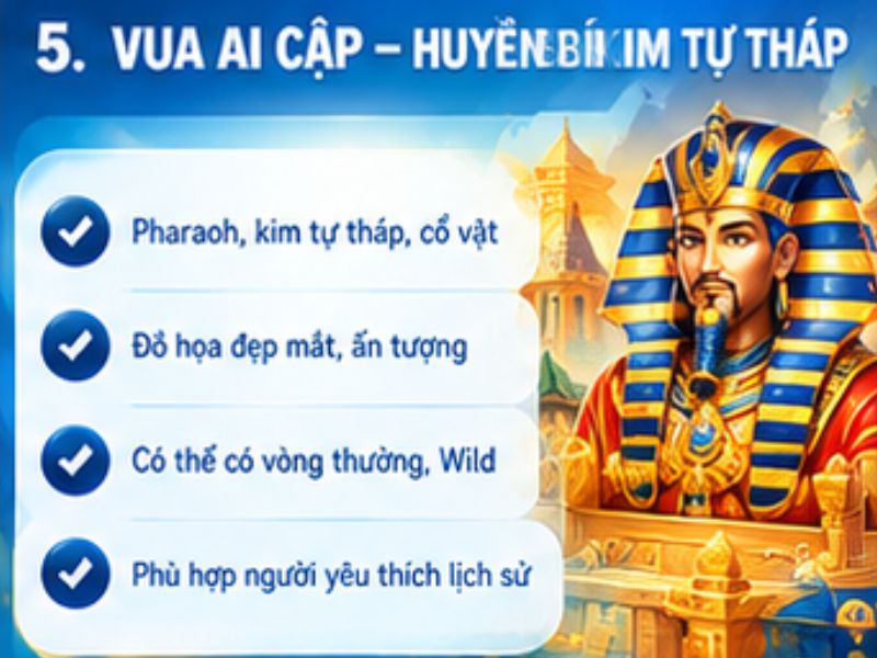 Vua Ai Cập – Sắc màu huyền bí từ nền văn minh cổ đại